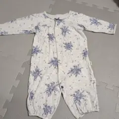 gelato pique 花柄ロンパース グレー系