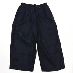 【美品/メンズF】グラミチ　リネン100％　バルーンパンツ　ワイド　ブラック