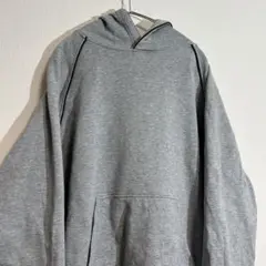 古着　90s オールドユニクロ　グレー　ラグラン　パーカー