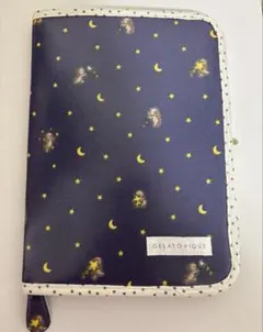GELATO PIQUE 母子手帳ケース ネイビー 星と月柄