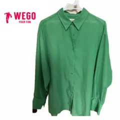 【ウィゴー】F シアーシャツ オーバーサイズ 羽織り 透け感 a1439