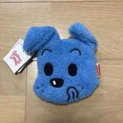 Osamu Goods ドッグ フェイスポーチ ブルーのサムネイル