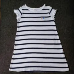 セラフ　ボーダーワンピース　 110cm