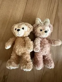 ディズニーシー ぬいぐるみバッジ ダッフィー シェリーメイ