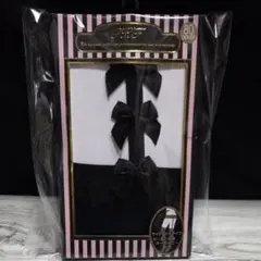 【 TKF 】 サイドバンドタイプガーター付きオーバーニー 黒のサムネイル