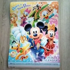 非売品 新品★ミッキー ミニー 2026年壁掛けカレンダー