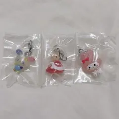 サンリオキャラクターズゆるっとめじるしアクセサリー　3個セット