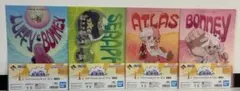 ワンピース一番くじ　クリアファイル&ステッカーセット4枚