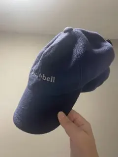 mont-bell ネイビー フリースキャップ（イヤーウォーマー付き）