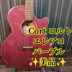 エレアコ Cort コルト パープル 紫 エレキ アコースティックギター SFX 2025年最新】cort SFX E エレアコの人気アイテム - メルカリ