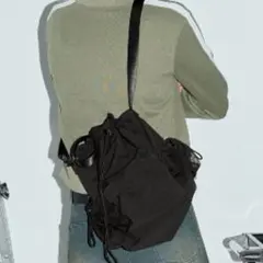 ◆Anchor Smith◆ブラックドロストショルダーバッグ2WAY新品