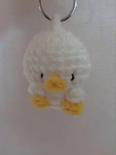 お値下げ　あみぐるみ キーホルダー ひよこ ハンドメイド