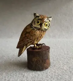 【ミニサイズ】フクロウ・ミミヅクの置物