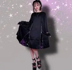 【NieR】袖口切替付き ワンピース