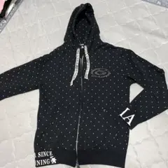 GOTCHA ドット柄 フード付きパーカー Mサイズ