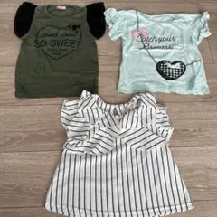 女の子 半袖 110㎝ 3枚セット