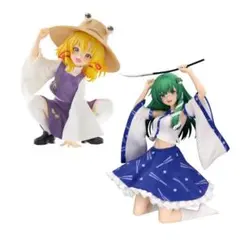東方Project ぬーどるストッパーフィギュア 東風谷早苗 & 洩矢諏訪子
