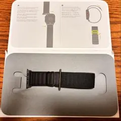 アップルウォッチウルトラ　アルパインループ ブラック