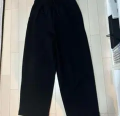 ユニクロc スウェットワイドパンツ　xl 黒