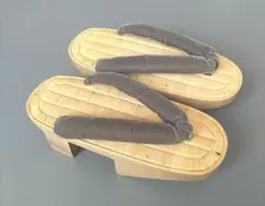 下駄 のめり千両 神戸 約23.0cm 籐表 希少品 激レア 珍品 メンズ 男性 