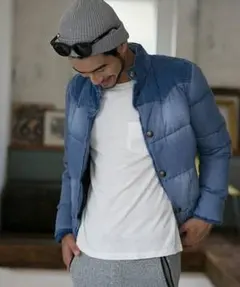 BAYFLOW / インディゴダウンブルゾン size2