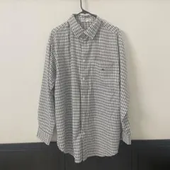MONO-MART グレー系チェック 長袖シャツのサムネイル