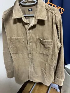 k*e様 コーデュロイ長袖シャツ ベージュ