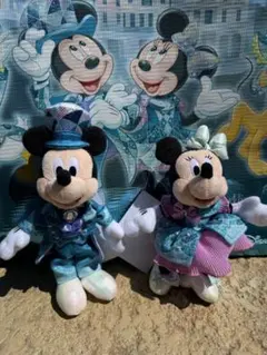 ディズニーシー 25周年 ぬいぐるみバッジ ミッキー ミニー - メルカリ