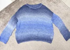 ZOZOTOWN グラデーション ブルー Lサイズ セーター