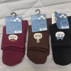 ちいかわ　ソックス　GU　23-25cm クルーソックス