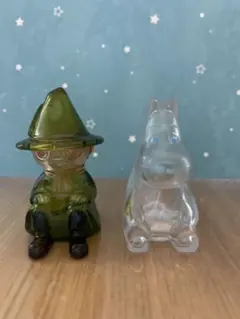 MOOMINクリアソフビフィギュア ムーミン　スナフキン2個セット