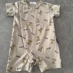 Polo baby クマプリントロンパース 60〜70cm