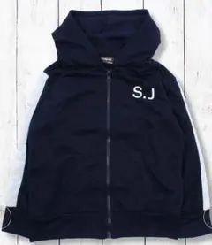 新品タグ付きTHE CASUAL　ZI-ON　スウェットジップパーカー ネイビー