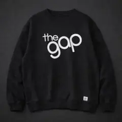 ギャップ the gap スウェット 小文字gap ブラック 古着