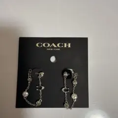 [新品未使用]COACH シグネチャー ストーン ドロップピアスのサムネイル