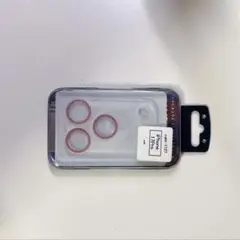 iPhone17Pro カメラレンズカバー ピンク 保護カバー ラメ