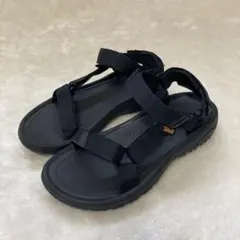 tevaブラック スポーツサンダル ハリケーン