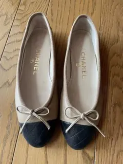 シャネル　バレリーナフラットシューズ35.5 CHANEL（シャネル） レディース バレリーナ フラット シューズ