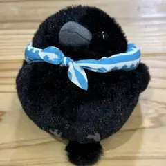 AMUFUN ふくふくお届けカラス ぬいぐるみ かーすけ　鬼滅の刃　嘴平伊之助