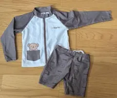 ボリス　水着　ラッシュガード　100センチ　上下セット miffy