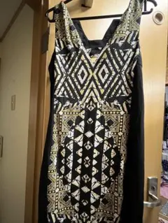 BCBGMAXAZRIA レース ノースリーブ ドレス ブラック XS - メルカリ