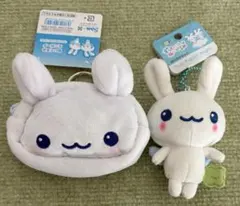 サンエックス ツインラビットエンジェル ぬいぐるみポーチキーホルダー