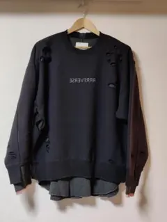 stein Oversized layered sweat DARK NAVYのサムネイル