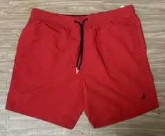NAUTICA ノーティカ レッド 赤 ハーフパンツ ショーツ ナイロン XLのサムネイル