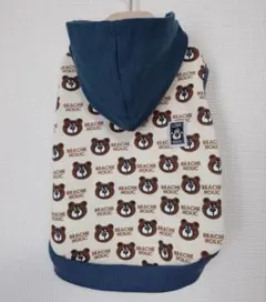 BEACHE HOLIC 　前開きフード付きパーカー　犬服 M