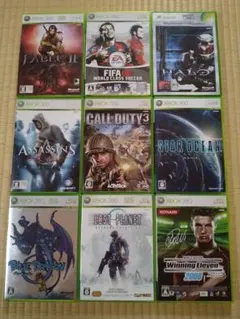 【ジャンク品】Xbox 360 ゲームソフト 9本セット
