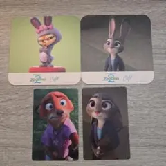 ズートピア2 オーマイカフェ 予約 特典カード コースターセット