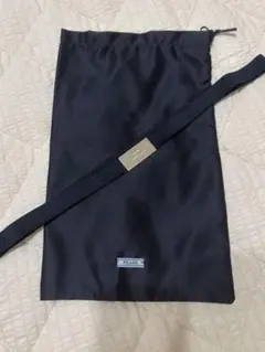 PRADA ネイビー シューズバッグ
