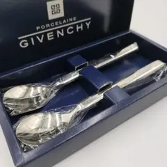 化粧箱入　GIVENCHY　ジバンシー　ステンレス　コーヒースプーン　2本セットのサムネイル