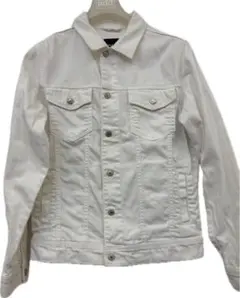 ZARA MEN ホワイトデニム Gジャン